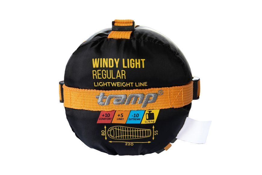 Спальний мішок-кокон літній ультралегкий Tramp Windy Light правий +10/+5/-10 UTRS-055-R UTRS-055-R фото