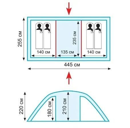 Намет Tramp Eagle 4 (v2) TRT-086 фото