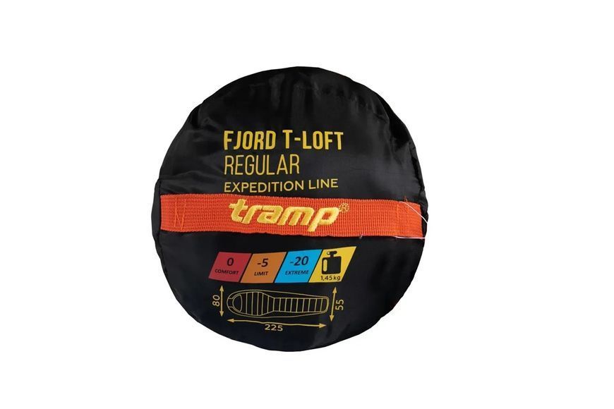Спальный мешок-кокон правый ультралегкий Tramp Fjord Regular 0/-5-/-20&deg;С трехсезонный UTRS-049R-R фото