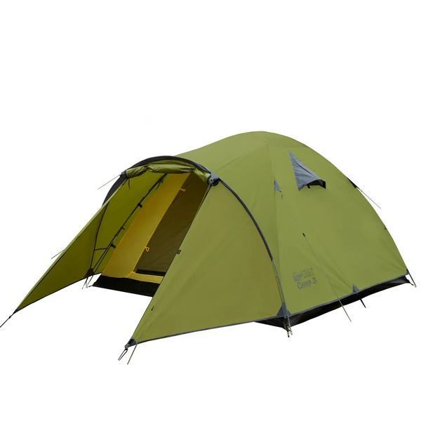Палатка трехместная Tramp Lite Camp 3 Оливковая UTLT-007-olive фото