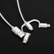 Блокнот з бездротовою зарядкою і флешкою 16 Гб Powerbank Синій 1024 фото 9