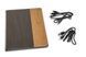 Супертонкий блокнот з power bank з бездротовою зарядкою Lightweight Notebook Чорний 1027 фото 3