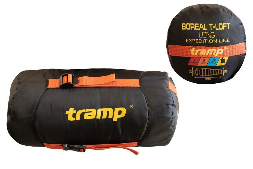 Спальный мешок кокон 225/80-55 трехсезонный Tramp Boreal Regular +5/0/-15&deg;С правый UTRS-061L-R UTRS-061L-R фото