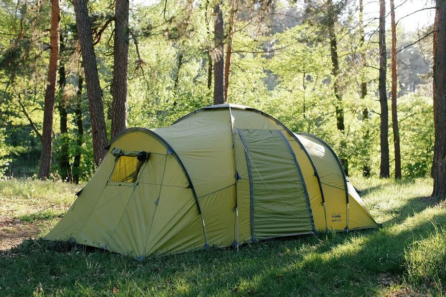 Намет чотиримісний двокімнатний туристичний Tramp Brest 4 (V3) Оливковий (UTRT-110-olive) UTRT-110-olive фото