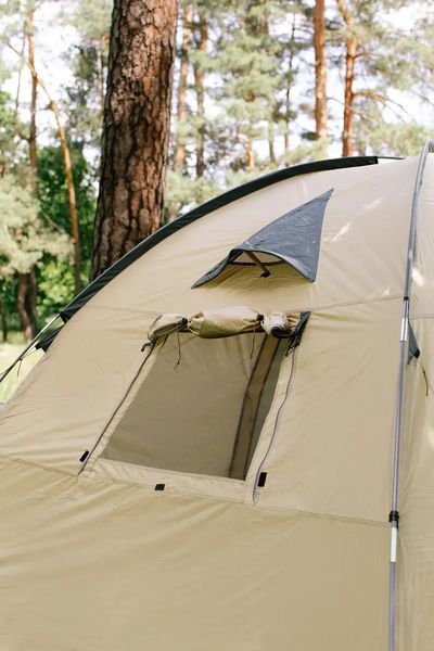 Трехместная палатка с тамбуром туристическая Tramp Bell 3 (V3) Песочный (UTRT-107-sand) UTRT-107-sand фото