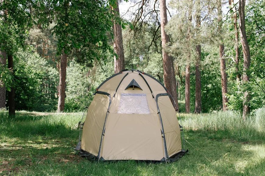 Трехместная палатка с тамбуром туристическая Tramp Bell 3 (V3) Песочный (UTRT-107-sand) UTRT-107-sand фото