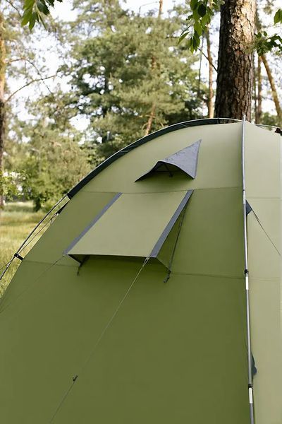 Намет чотиримісний з тамбуром туристичний Tramp Bell 4 (V3) Оливковий (UTRT-108-olive) UTRT-108-olive фото